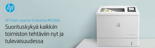 HP Color LaserJet Enterprise M554dn -tulostin