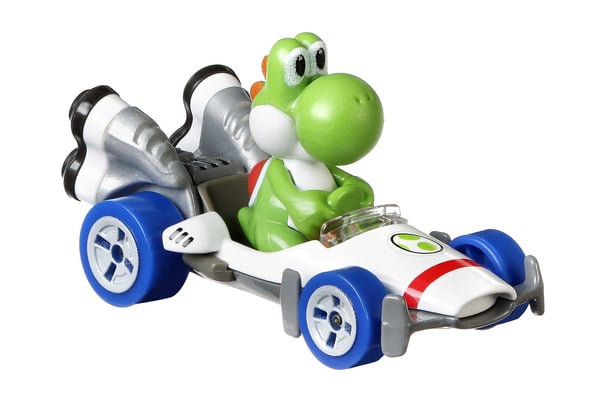 Hot Wheels Mario Kart YOSHI, B-DASHER, Bil