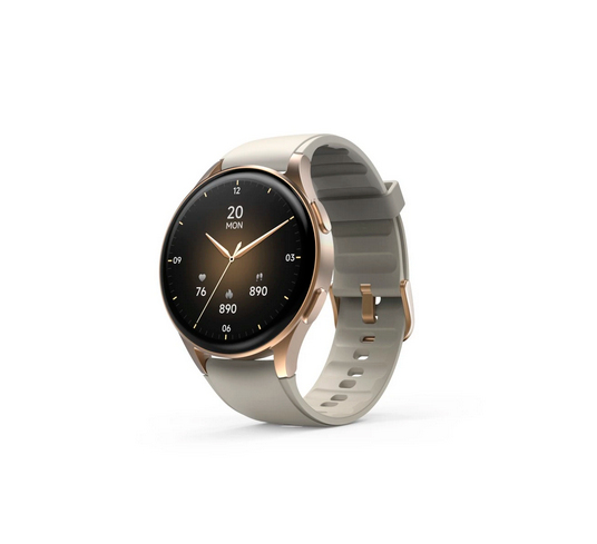 Hama Smartwatch 8900 3,3 cm (1.3") AMOLED 42 mm Digitaalinen 466 x 466 pikseliä Kosketusnäyttö Kulta GPS (satelliitti)