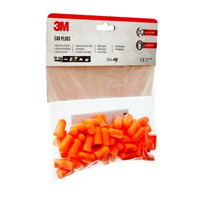 3M 1100C30 öronproppar Återanvändbara öronproppar Orange 30 styck