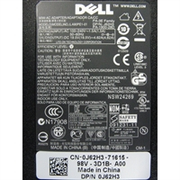 DELL J62H3 strømadapter og vekselret Indendørs 90 W Sort