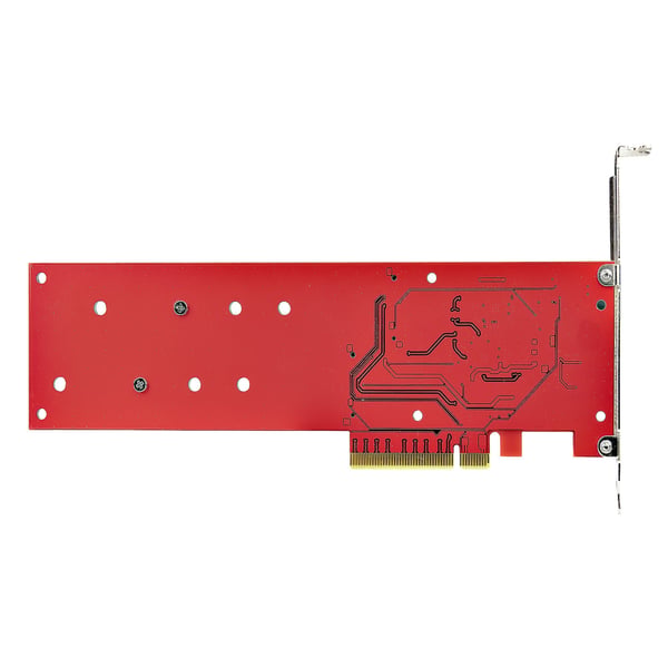 StarTech.com Dubbel M.2 PCIe Adapterkort, PCIe x8/x16 till Dubbla AHCI eller NVMe M.2 SSD:er, PCI Express