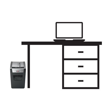 Rexel Dokumentförstörare Slimline Momentum X410-SL P4