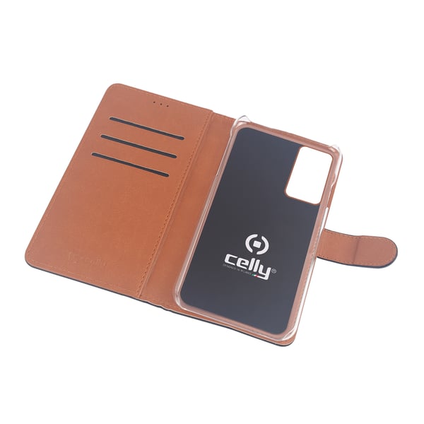 Celly WALLY mobiltelefon etui 17 cm (6.7") Tegnebogsetui Sort