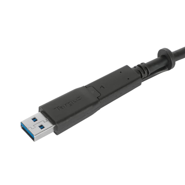 Targus ACC1135GLX USB-kablar USB 3.2 Gen 1 (3.1 Gen 1) 1,8 m USB C 10 Gbit/s Svart