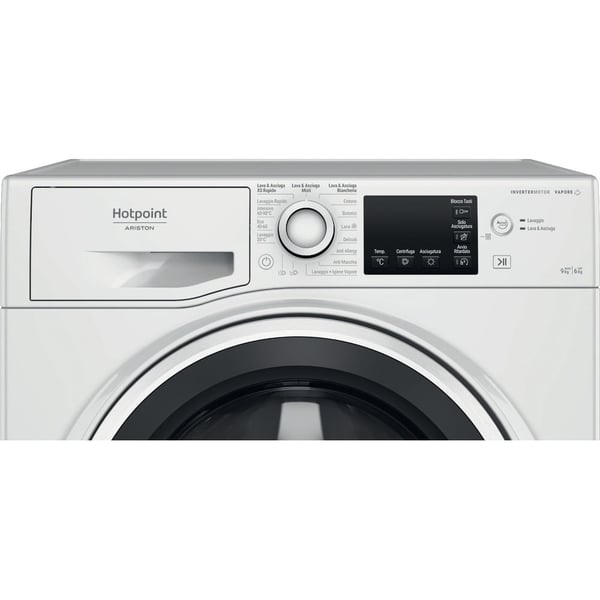 Hotpoint NDBR 984469 WA IT vaskemaskine - tørretumbler Fritstående Front-læsning Hvid