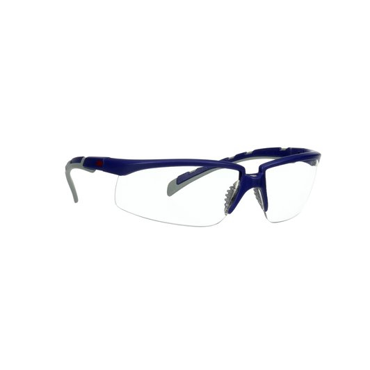 3M S2001ASP-BLU sikkerhedsbrille & brille Beskyttelsesbriller Plast Blå, Grå