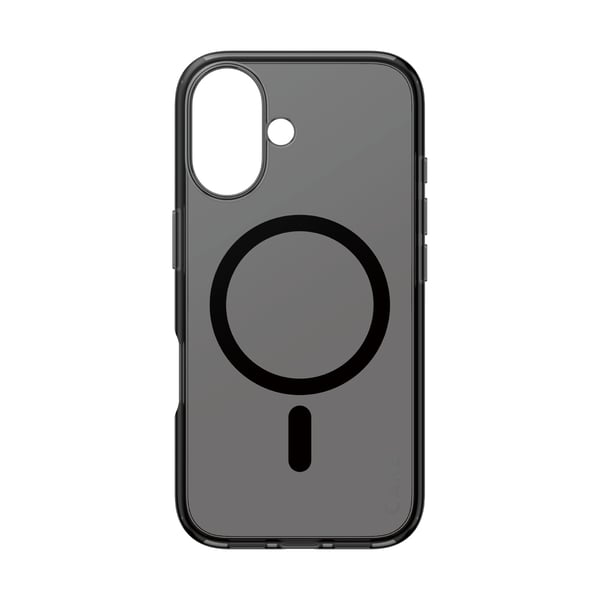 PanzerGlass CARE™ by ® Smokey Case w. Black MagSafe iPhone 16 matkapuhelimen suojakotelo Suojus Musta