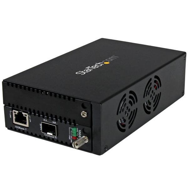 StarTech.com ET10GSFP verkon mediamuunnin 20000 Mbit/s Monitila, Yksittäistila Musta