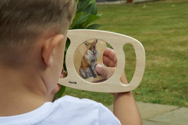 Tickit Easy Hold forstørrelsesglas 2x Træ
