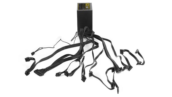 Aerocool KCAS PLUS GOLD 750W strömförsörjningsenheter 20+4 pin ATX Svart