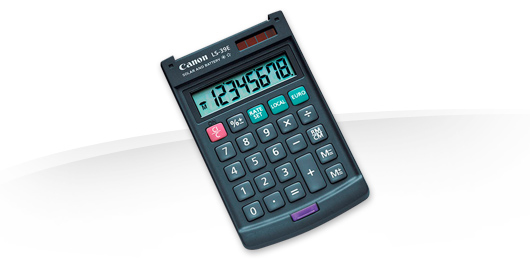 Canon LS-39E laskin Tasku Perus Harmaa
