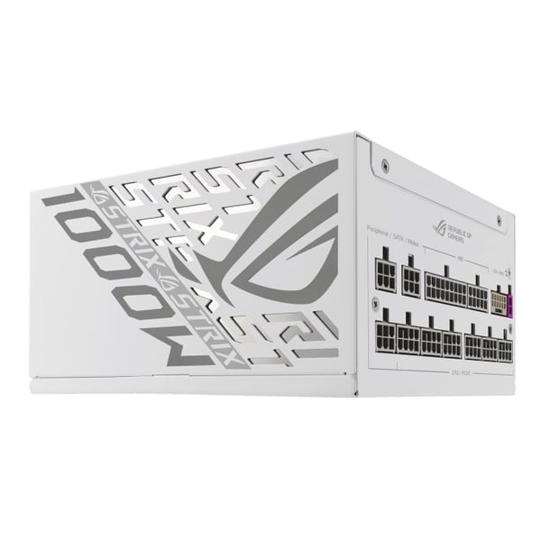 ASUS ROG -STRIX-1000P-GAMING-WHITE-E virtalähdeyksikkö 1000 W 20+4 pin ATX ATX Valkoinen