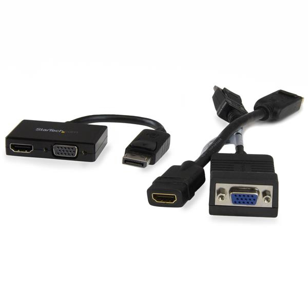 StarTech.com DP2HDVGA videokabel adapter 0,15 m Sort