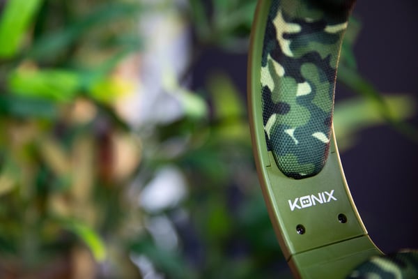 Konix Nemesis Camo Headset Ledningsført Spil Flerfarvet