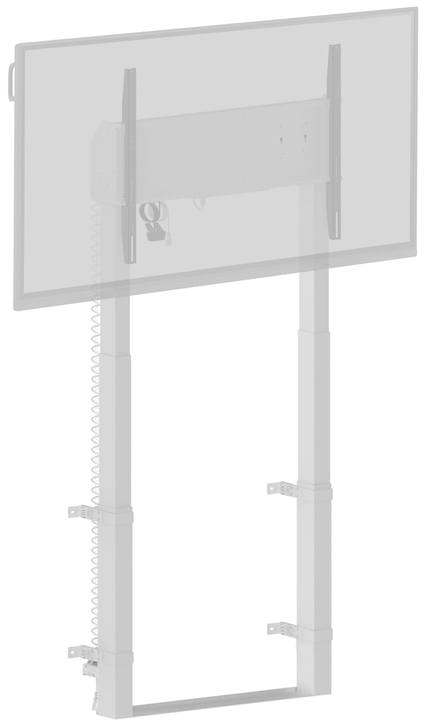 iiyama MD-WLIFT2031-W1 skærmbeslag og -stativer 2,67 m (105") Gulv Hvid