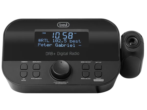 Trevi RC 85D8 DAB Digital alarmur Sort