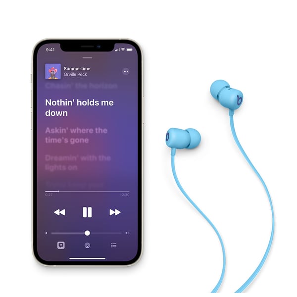 Apple Flex Headset Trådløs I ørerne Opkald/musik Bluetooth Blå