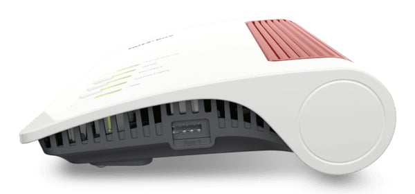 Box FRITZ! 4690 langaton reititin Kaksitaajuus (2,4 GHz/5 GHz) Punainen, Valkoinen