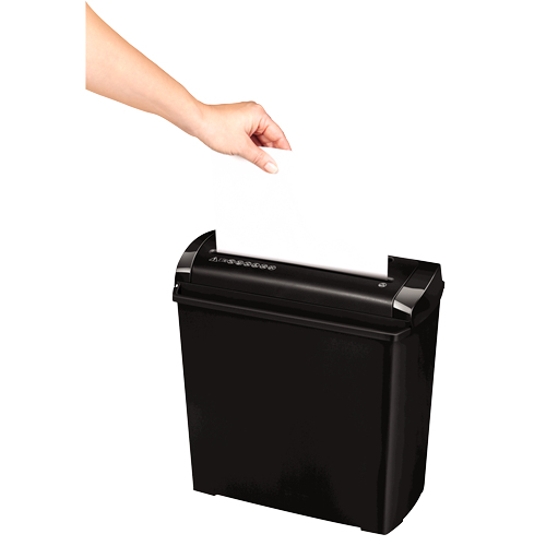 Fellowes P-25S dokumentförstörare Längsgående skärning 22 cm Svart, Grå