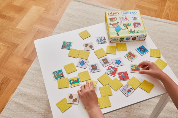 Barbo Toys Pippi Memo Kortspil Hukommelse
