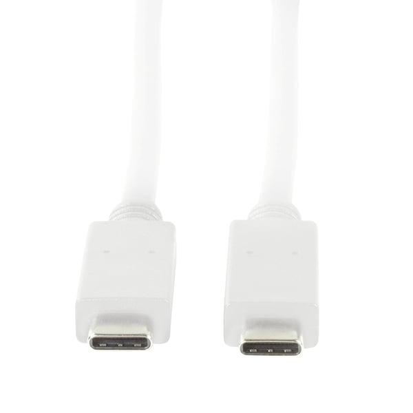 LogiLink CU0131 USB-kabel USB 3.2 Gen 2 (3.1 Gen 2) 1 m USB C 10 Gbit/sek. Hvid