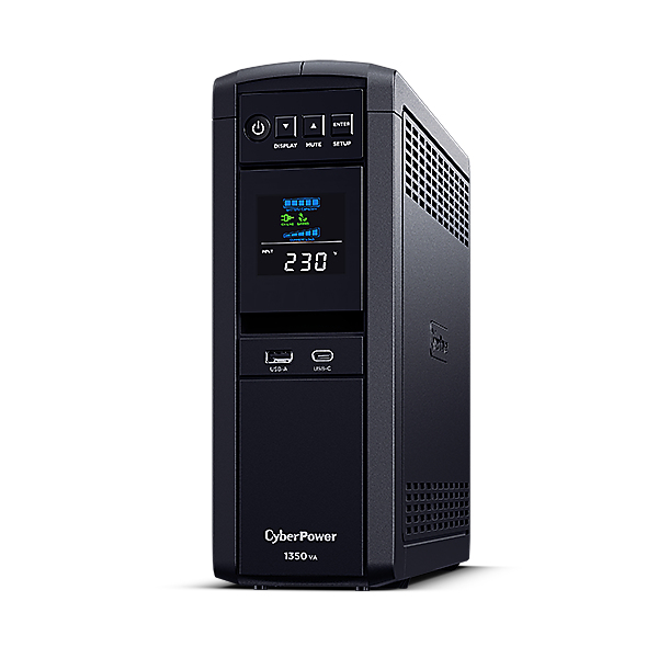 CyberPower CP1350EPFCLCD UPS-virtalähde Linjainteraktiivinen 1,35 kVA 780 W 6 AC-pistorasia(a)