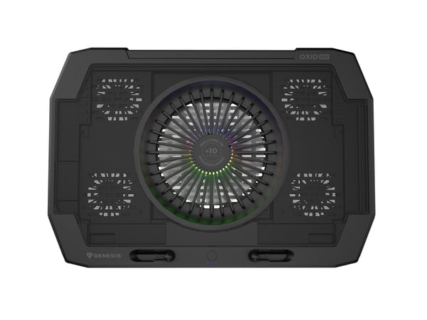 GENESIS Oxid 850 køling til laptop 43,9 cm (17.3") 2500 rpm Sort