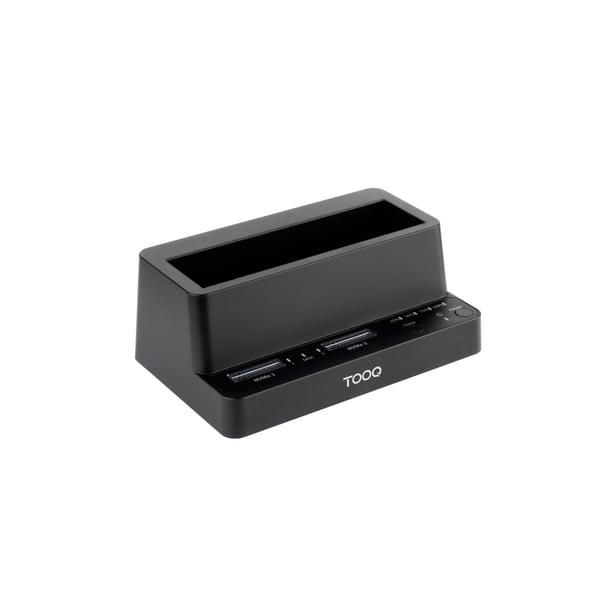 TooQ TQDS-502B Dockningsstation för lagringsenhet USB 3.2 Gen 1 (3.1 Gen 1) Type-C Svart