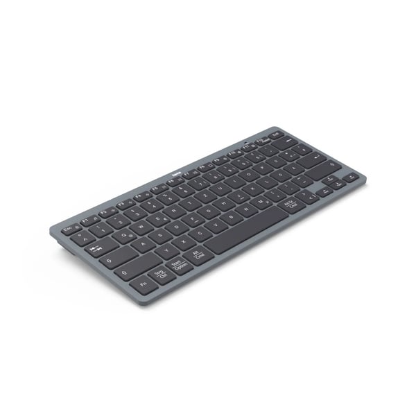 Hama Travel 400 QWERTZ tyska Bluetooth Svart, Mörkgrå