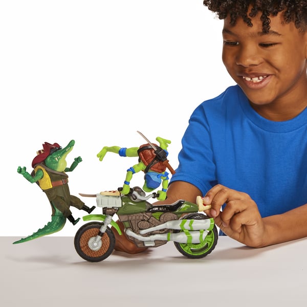 Teenage Mutant Ninja Turtles Movie Vehicle Drive N Kick Cycle