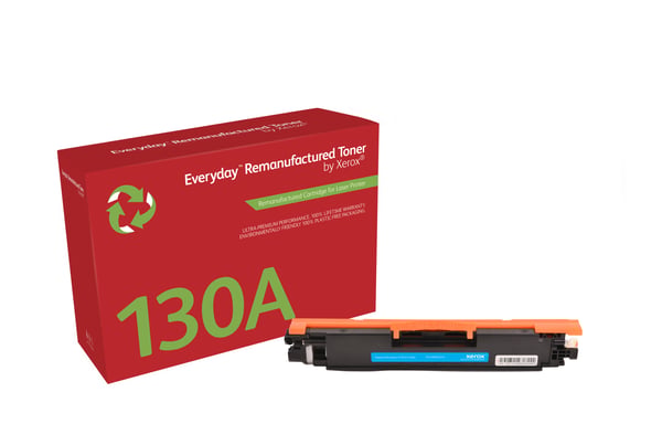 Everyday™ Syaani Remanufactured Toner by Xerox compatible with HP 130A (CF351A), Standard capacity