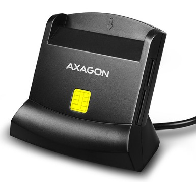 Axagon CRE-SM2 läsare smarta kort inomhus USB USB 2.0 Svart Axagon CRE-SM2 läsare smarta kort inomhus USB USB 2.0 Svart