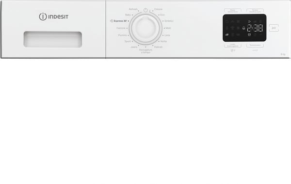 Indesit C YD 84D WW IT tørretumbler Fritstående Front-læsning 8 kg Hvid