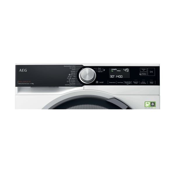 AEG LR9H94GBS vaskemaskine Front-læsning 9 kg 1400 rpm Hvid