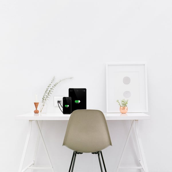 LogiLink PA0254 pistorasia 2 x USB A + 1 x USB C Valkoinen