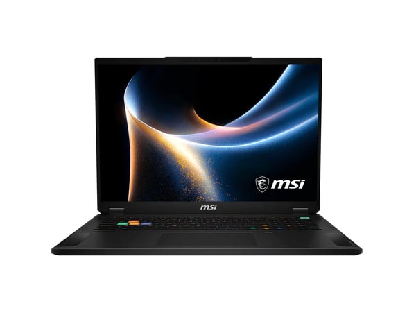 MSI Stealth 18 HX A2WI-087 Intel Core Ultra 9 290HX Plus Kannettava tietokone 45,7 cm (18") WQUXGA 32 GB DDR5-SDRAM 2 TB SSD NVIDIA GeForce RTX 5080 Laptop GPU Wi-Fi 7 (802.11be) Windows 11 Home Musta Saksa