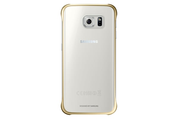 Samsung EF-QG925B mobiltelefon etui Cover Guld, Transparent
