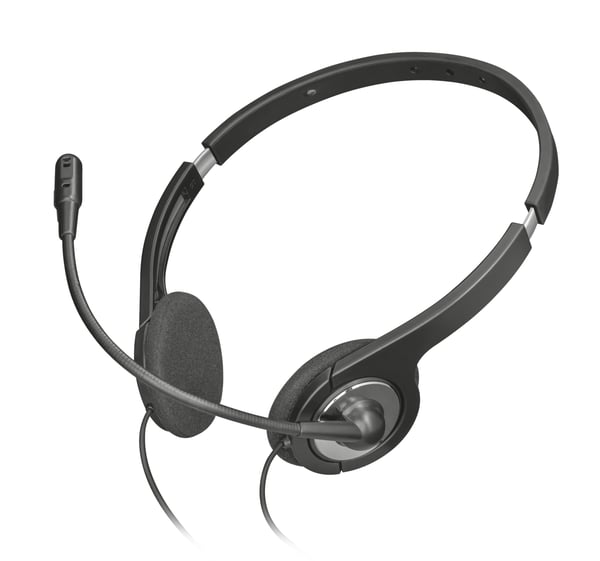 Trust Ilux Headset Ledningsført Opkald/musik Sort