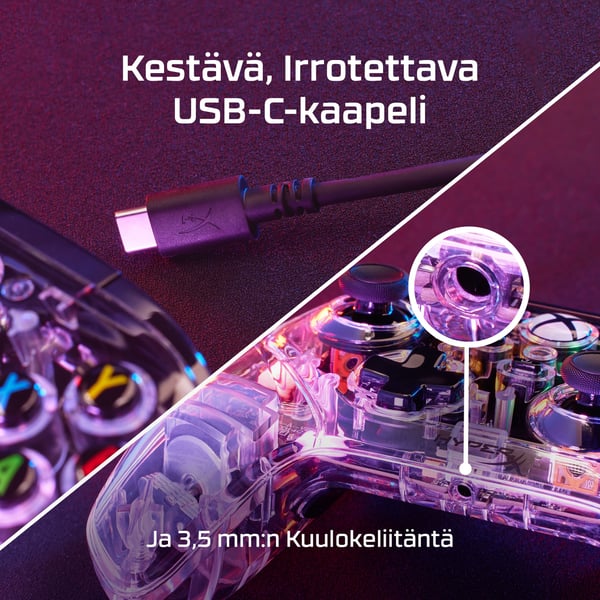 HyperX Clutch Gladiate – langallinen RGB-peliohjain – Xbox