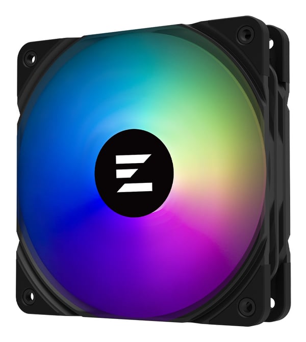 Zalman ZM-AF120 ARGB Tietokonekotelo Tuuletin 12 cm Musta 1 kpl