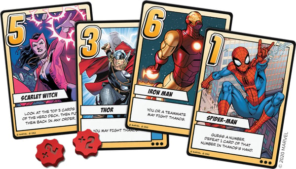 Asmodee MZ01en Infinity Gauntlet: A Love Letter Game 15 min Kortspel