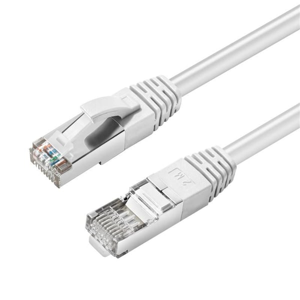 Microconnect MC-SFTP6A015W verkkokaapeli Valkoinen 1,5 m Cat6a S/FTP (S-STP) Pyöreä