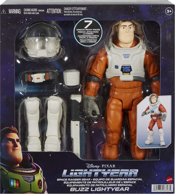 Lightyear Disney Pixar Space Ranger Gear XL-01 Buzz Figure