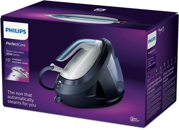 Philips PSG8030/20 ångstrykjärnsladdare 2700 W 1,8 l Stryksula SteamGlide Elite Mörkblå