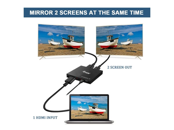 Equip 332715 bilddelare HDMI 2x HDMI