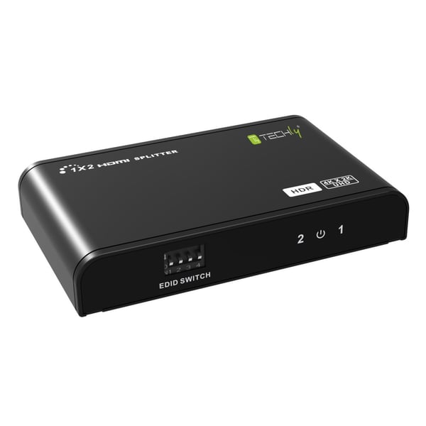 Techly IDATA HDMI2-4K2HDR videohaaroitin HDMI 2x HDMI