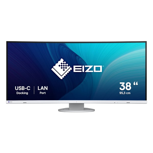 EIZO FlexScan EV3895-WT platta pc-skärmar 95,2 cm (37.5") 3840 x 1600 pixlar UltraWide Quad HD+ LCD Vit