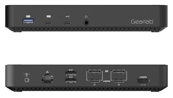 eSTUFF GLB232004 dockingstation Ledningsført Sort