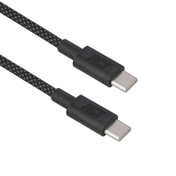 ACT AC3086 USB-kaapeli USB 2.0 1 m USB C 0,48 Gbit/s 240 W Musta ACT AC3086 USB-kaapeli USB 2.0 1 m USB C 0,48 Gbit/s 240 W Musta